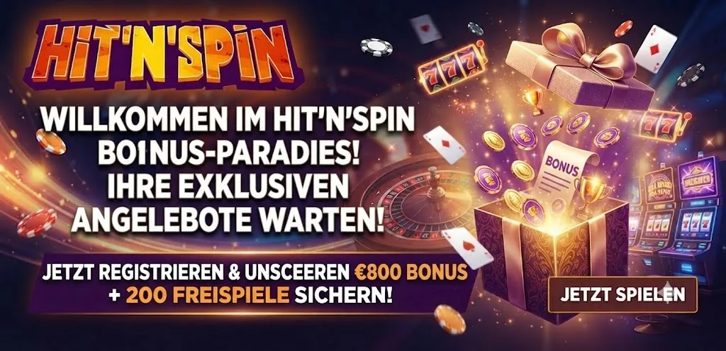Hitspin Boni und Aktionen