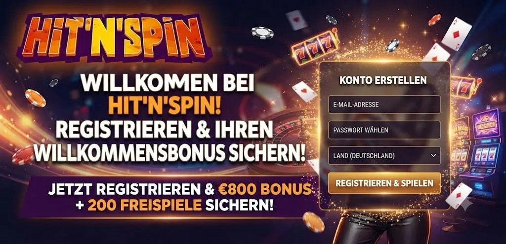 Registrierung bei Hitspin