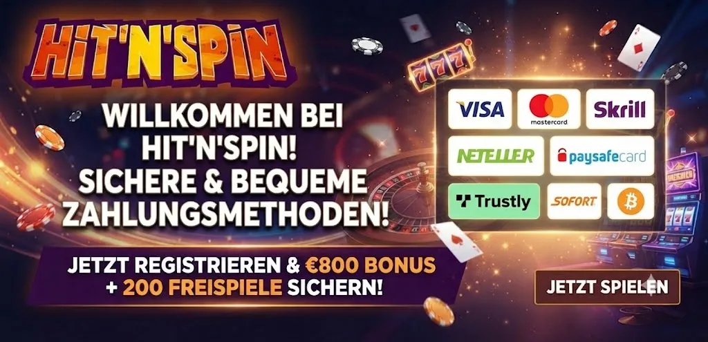 Hitspin Zahlungsmethoden